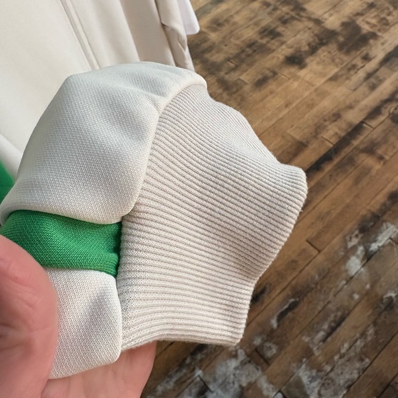 Vintage Puma Men's Green and White Track Jacket Size XXL - Picture 6 of 7